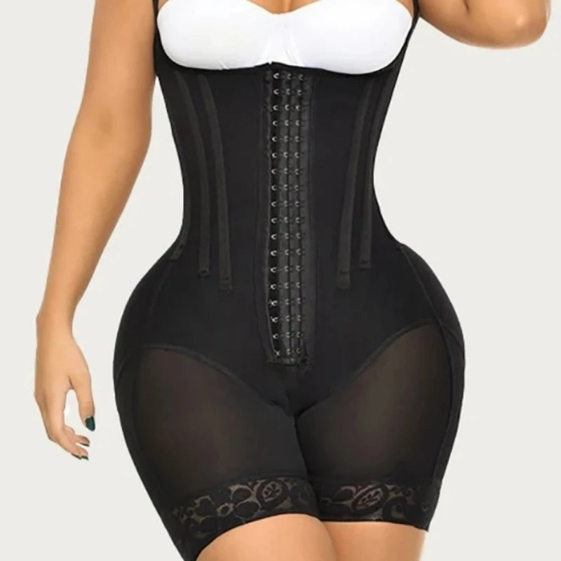 Corset Intégral Post-partum À Crochet Frontal Pour Femmes